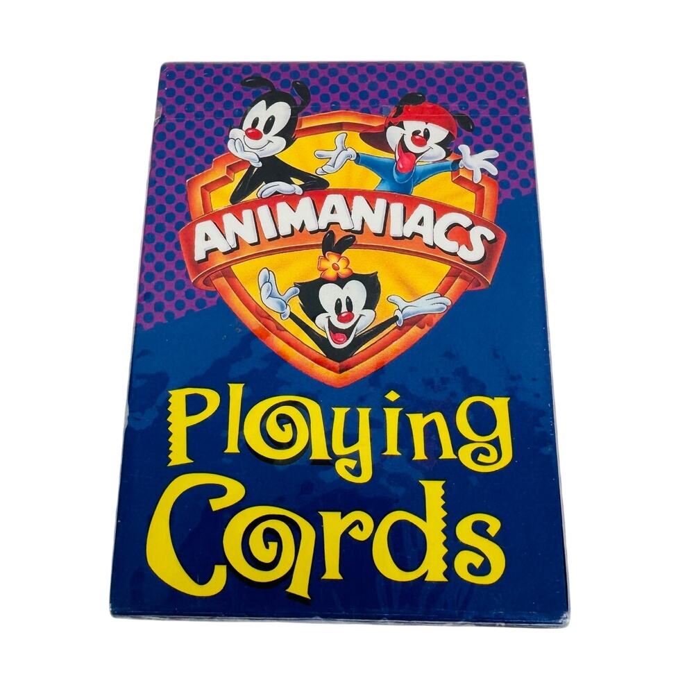 Vintage Animaniacs Playing Cards Deck From 1996 - New Sealed In Pack